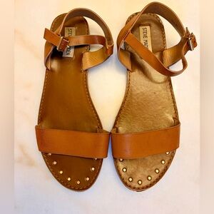Steve Madden Brown Leather Sandals for Women